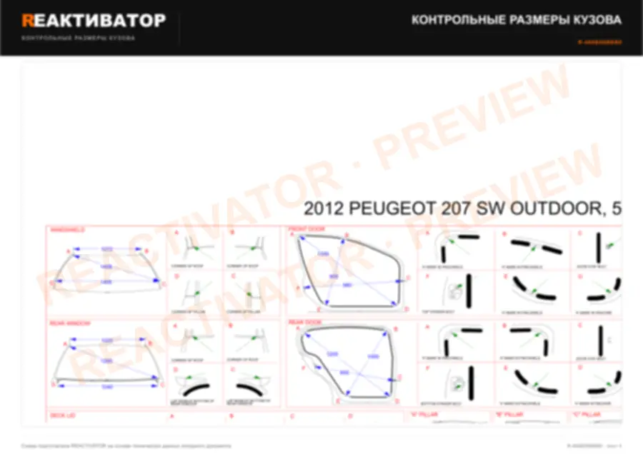 PEUGEOT 207 SW OUTDOOR 2012 — лист 3