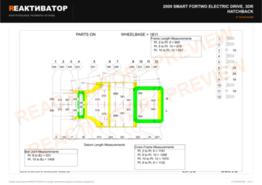 SMART FORTWO ELECTRIC DRIVE 2009 — лист 1